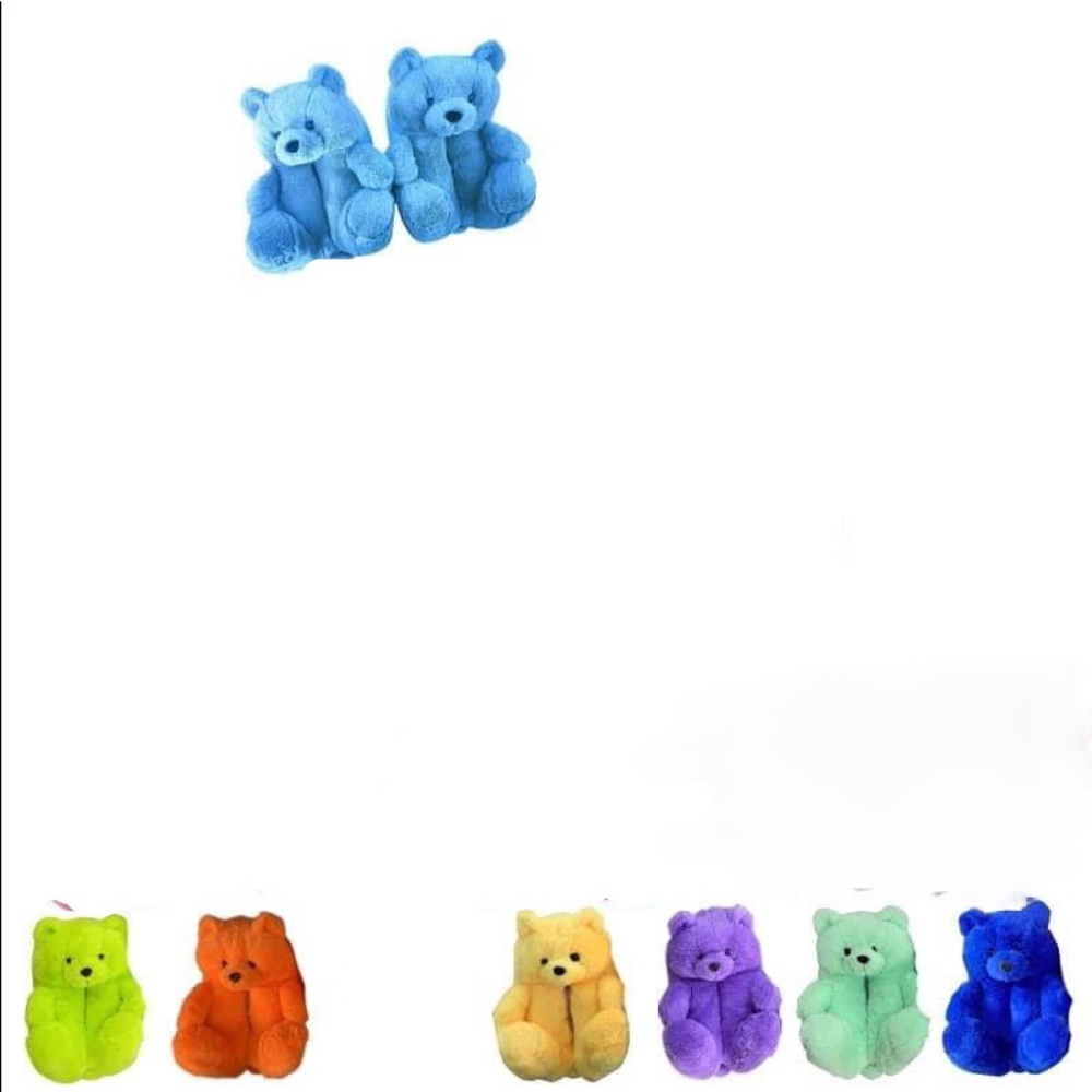 Teddy bear slippers